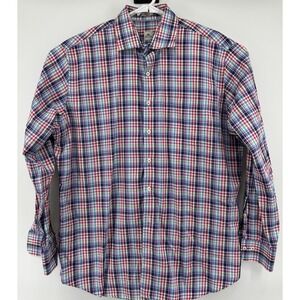 Peter Millar Cotton Long Sleeve‎ Button Down Multicolored Men's Size XL